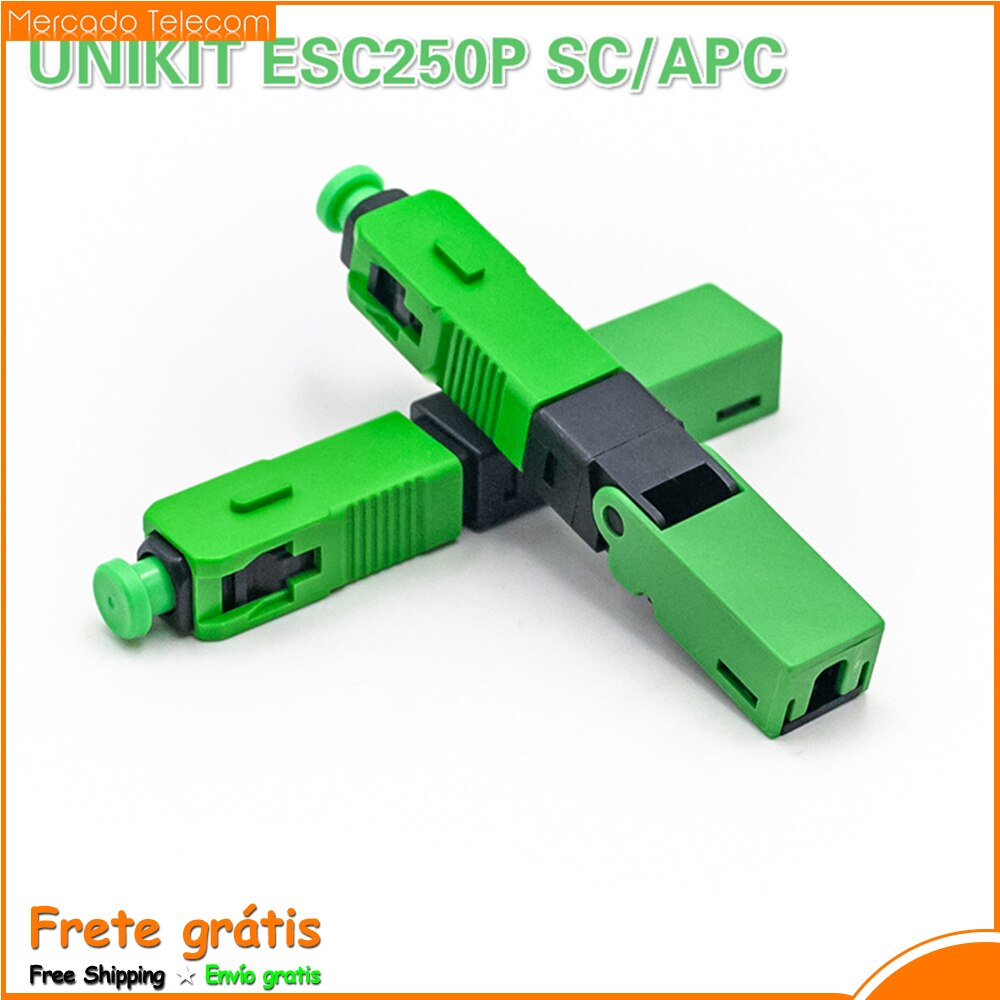 ESC250P SC APC Fast Connector Mechanical Fiber Optic Fast Pre-polish No-Polish Connector