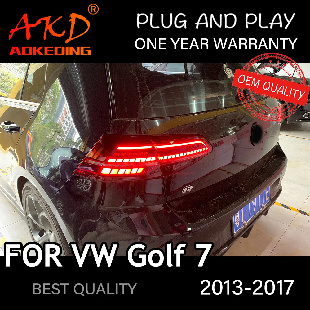 Tail Light For VW Golf 7 2013-2017 MK7 автомобильные товары Rear Lamp LED Lights Car Accessories
