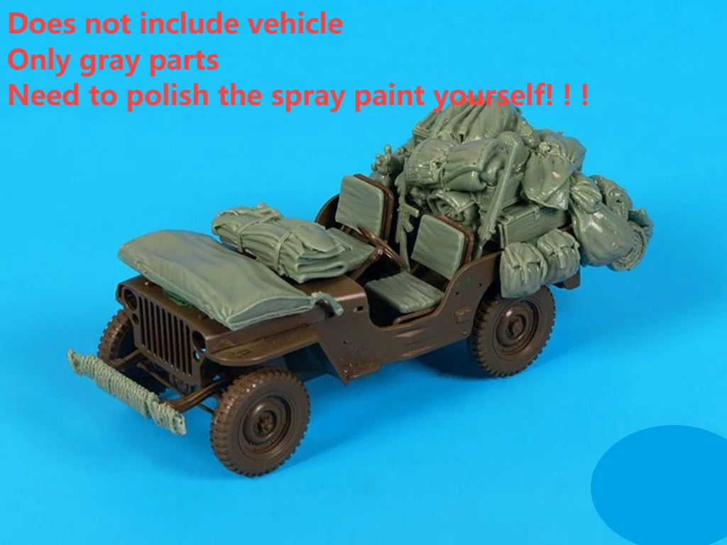 1:35 Scale Resin Die-casting Armored Vehicle Parts Modification Does Not Include The Unpainted Model