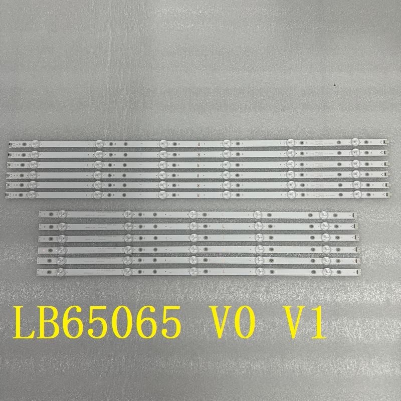 12 PCS/set LED backlight strip FOR LB65065 V0_00 V1 Element TV E4SW6518RKU E4ST6519RKU TPT650J1-QUBF90.K 3B678000001E 65PUS6554