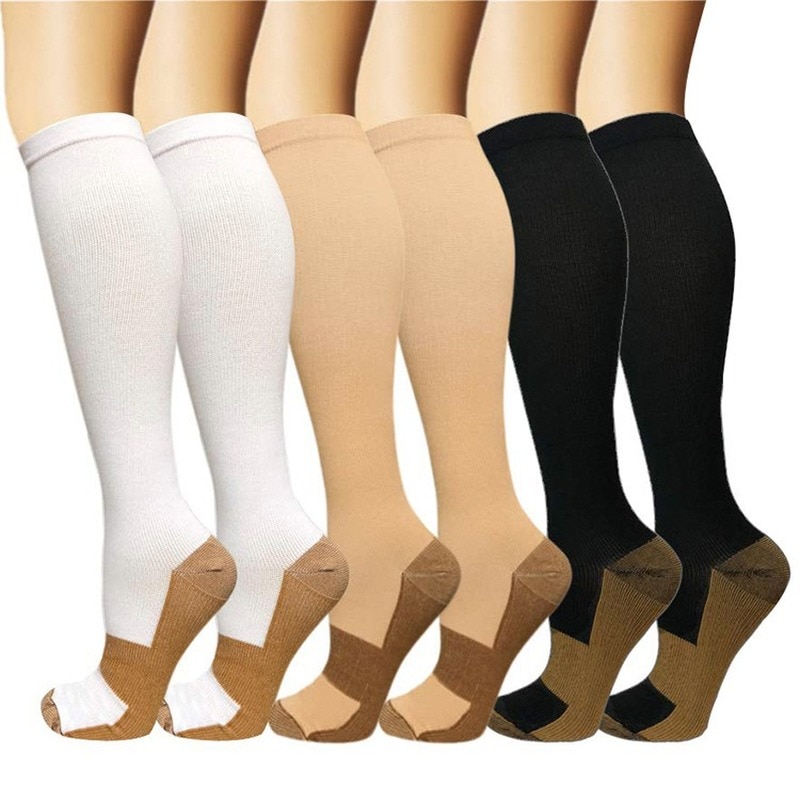 Stockings Compression stockings long socks nylon sports Football cycling running basketball socks with design varicose veins