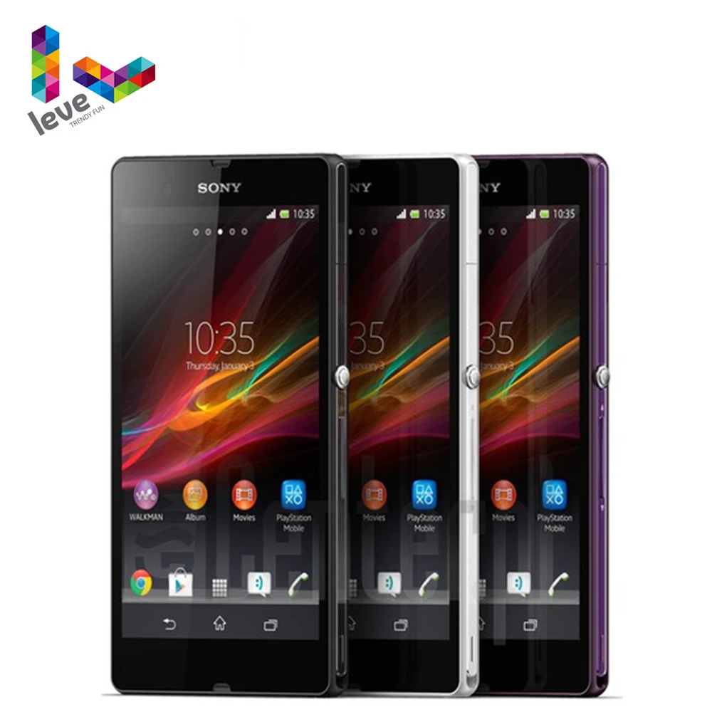 Sony Xperia Z L36h C6603 4G LTE Unlocked Mobile Phone 5.0" 2GB RAM 16GB ROM Quad Core 13.1MP Android Smartphone