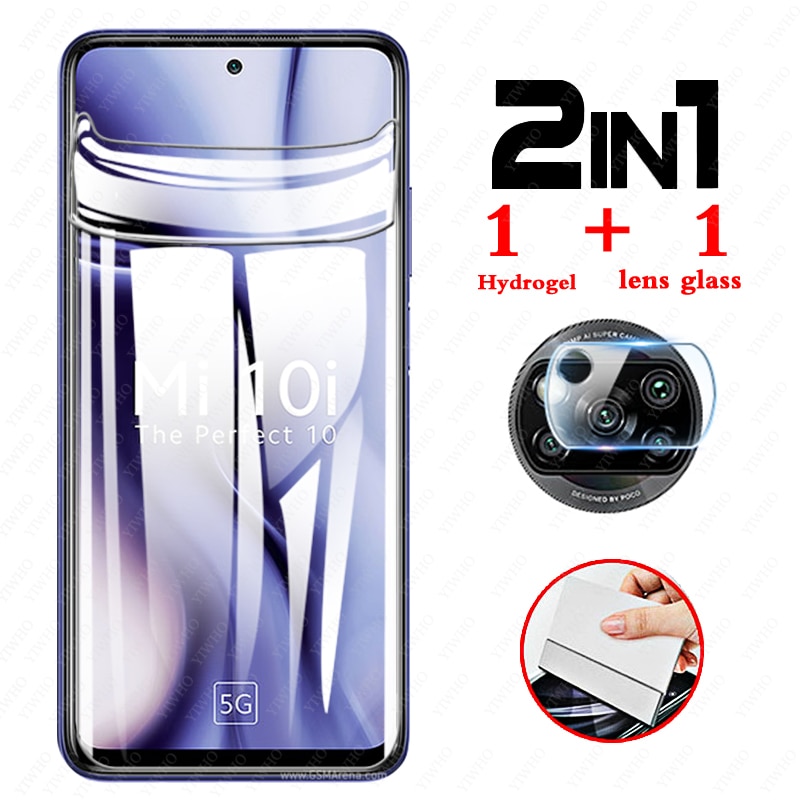 For Xiaomi Mi 10i Soft Full Coverage Hydrogel Film For Xaiomi Mi 10 i Screen Protector camera lens 10i Glass Film M2007J17I 6.67