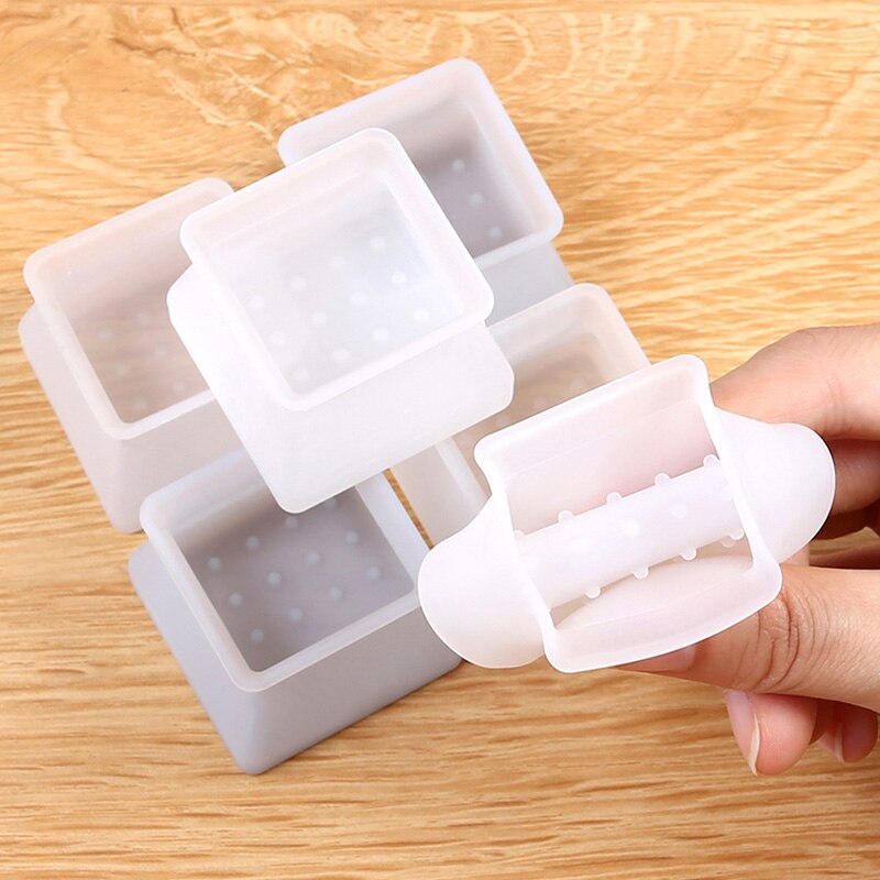 4PCS Table Chair Leg Silicone Mat Pad Furniture Non-slip Table Feet Cover Floor Protector Foot Protection Bottom Anti-Slip Pads