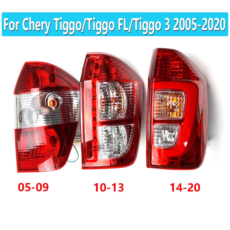 For Chery Tiggo/Tiggo FL/Tiggo 3 2005-2020 High Quality Tail Light Tail Lights Car Styling Tail lamp Fog Light