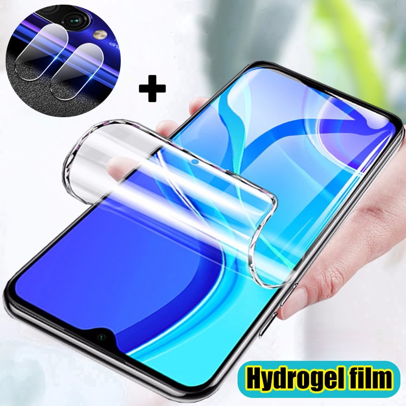 2 in 1 Camera Protector Hydrogel Film For VIVO Y11 2019 Screen Protector Glass For VivoY 11 2019 6.35'' Protective Len