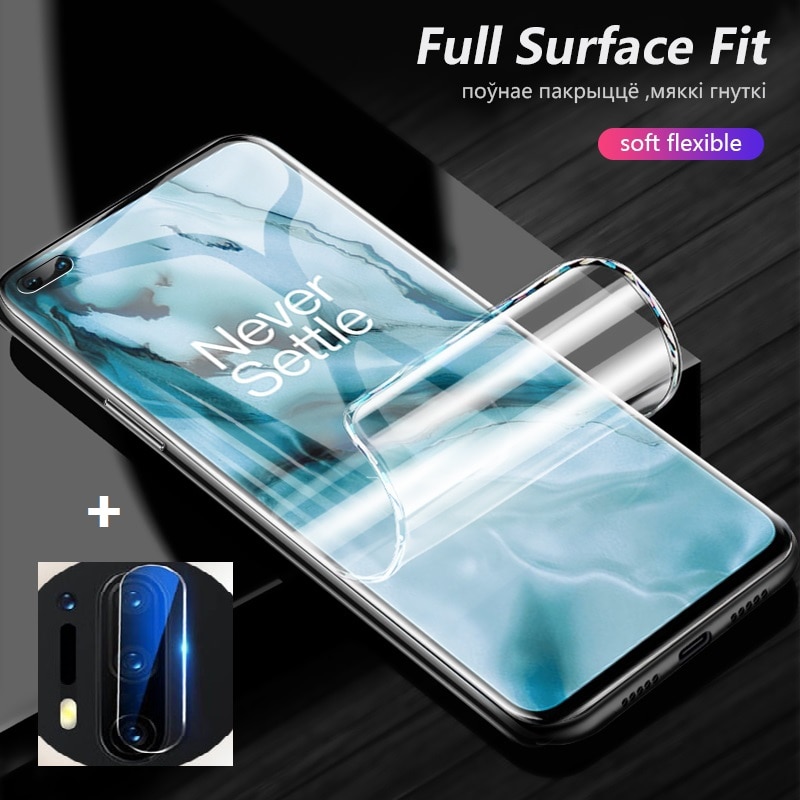 Full Coverage For OnePlus Nord For OnePlus Z Front Film Screen Protector Protective Hydrogel Film Camera Lens Film