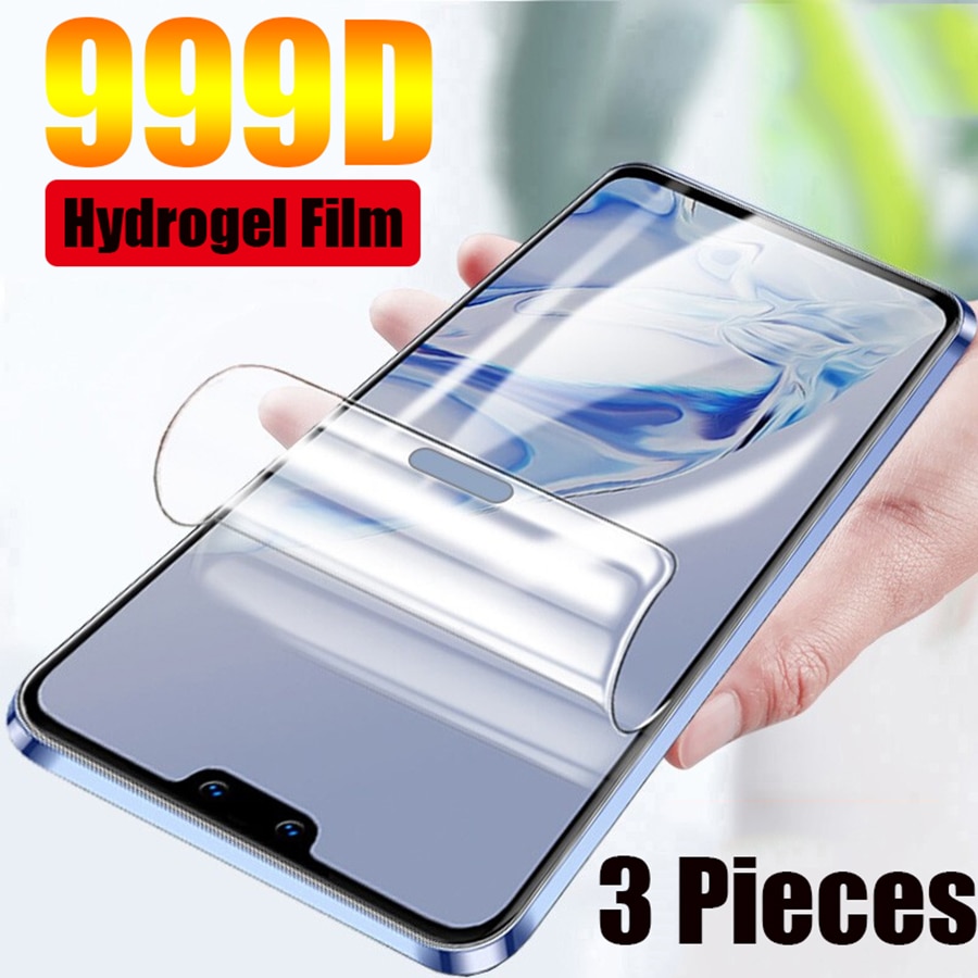 3PCS Full Cover Soft Hydrogel Film For iPhone 7 8 6 Plus SE Silicone TPU Screen Protector On iPhone X XR XS MAX 11 12 13 Pro Max