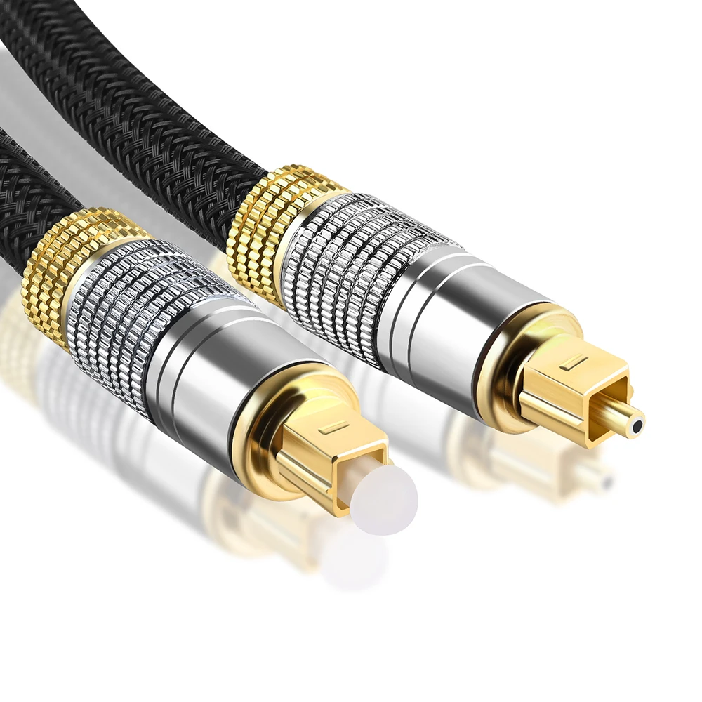 Digital Optical Audio Cable Toslink Coaxial SPDIF Dolby 7.1 Soundbar 5.1 Fiber Cable for HI-FI Sound
