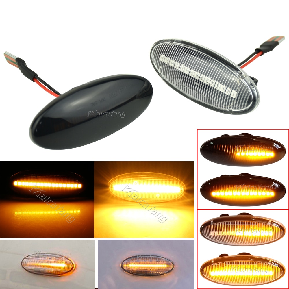 26160-89900 Dynamic Turn Signal Light Flowing Sequential Repeater Lamp For Nissan Qashqai X-TRAIL NP300 NV200 Juke F15