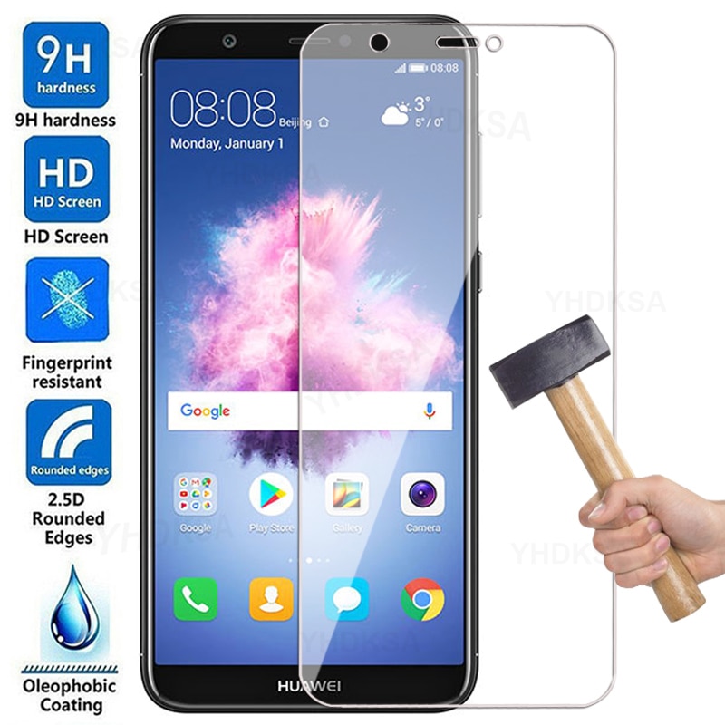 9D Full Tempered Glass For Huawei P smart 2018 P10 Plus P20 Pro Screen Protector On Honor 8 9 10 Lite 7A 7C 7S 7X Glas Film Case
