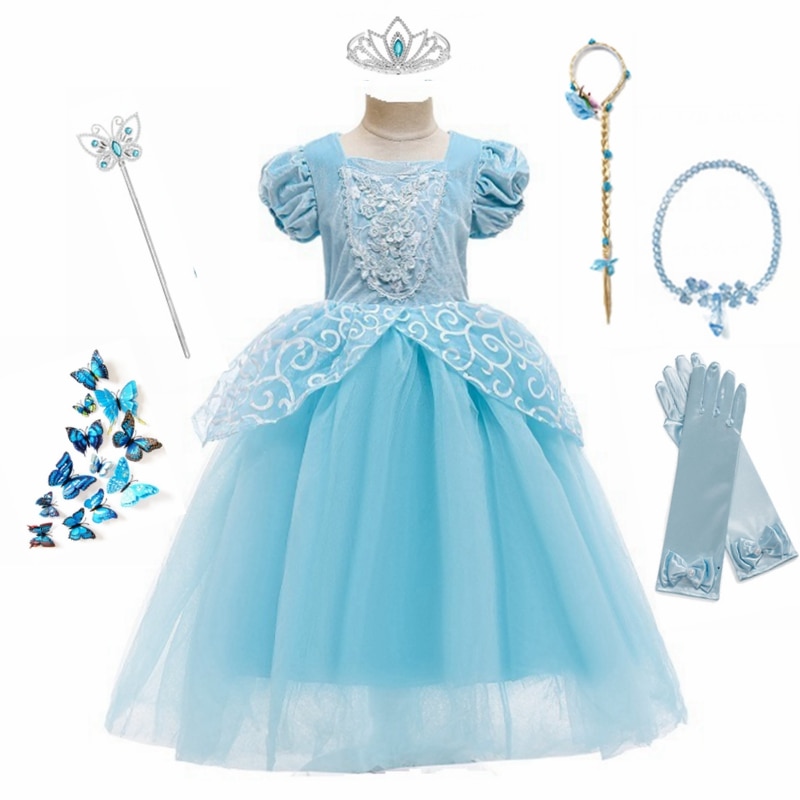 Birthday Dress for Girls Princess Costume Cinderella Dress