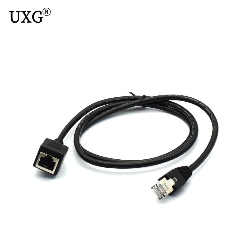 RJ45 male to female network cable extension connector Pure copper core network connector Broadband network cable extender