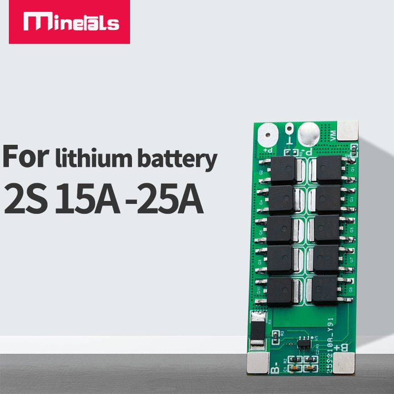 2s 3.2v bms LiFePo4 6.4v 1865015A common port protection board bms pcm Lithium battery protection plate