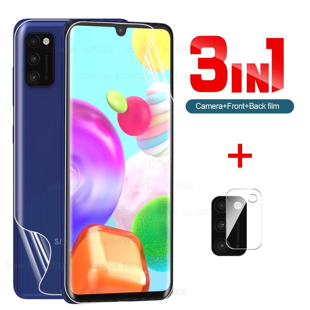 front back hydrogel films for samsung galaxy a41 phone screen protector samsunga41 samsun A 41 41a SM-A415F 6.1'' came
