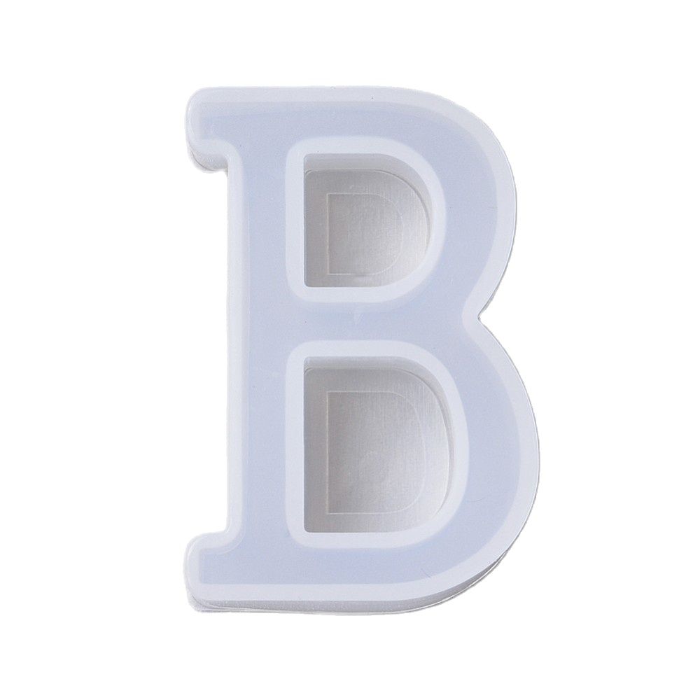 1pc English Alphabet Letter Silicone Molds UV Resin Casting Moulds for Jewelry Making Earring Necklace Pendant Handmade Tools