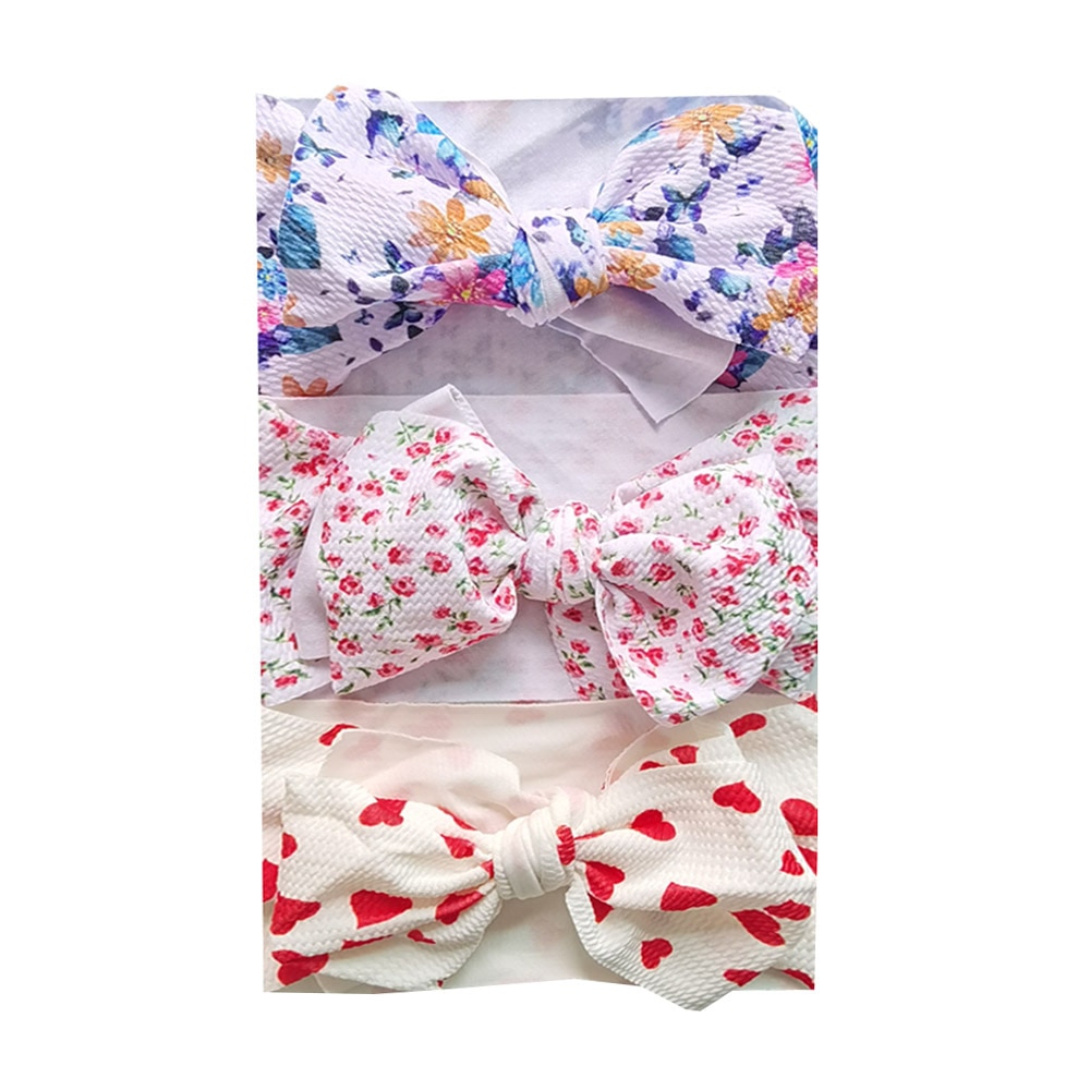 3 Pcs/Set Big bow headwrap babyheadbands large bow headbandsbbay hairbow oversize bow toddler abby bow headband