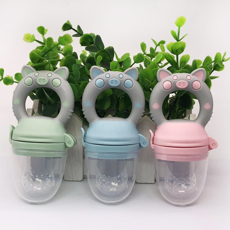 Nipple Pacifier Feeder For Baby Food Grade Silicone PP Training Nipple Milk Fresh Fruit Nibbler Teat Pacifier Bottles Feeding