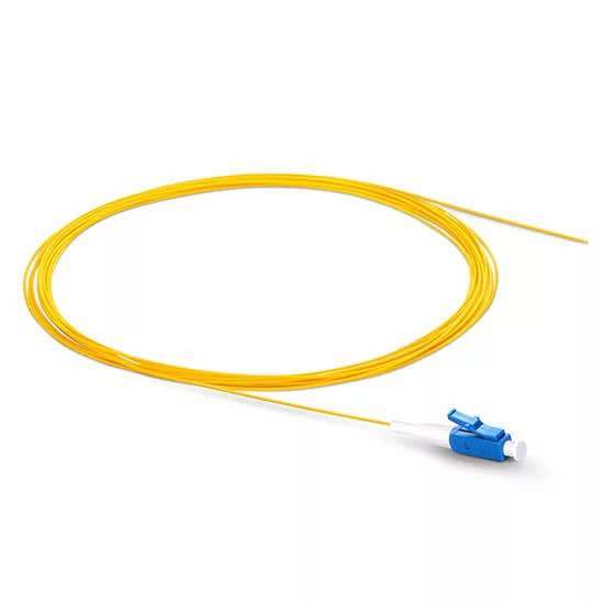 50PCS LC /UPC Single mode fiber optic Pigtail 1M 9/125 Single Mode Optical fiber pigtail 0.9mm PVC Jacket