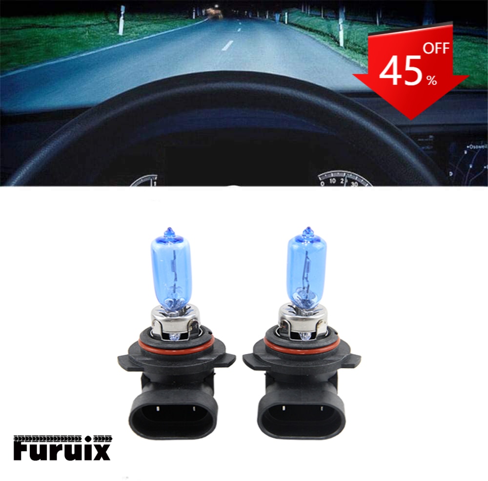 High Performance Halogen Headlight Bulb 55W 6500K High Beam Low Beam and Fog Replacement Bulb Car Headlight Bulb