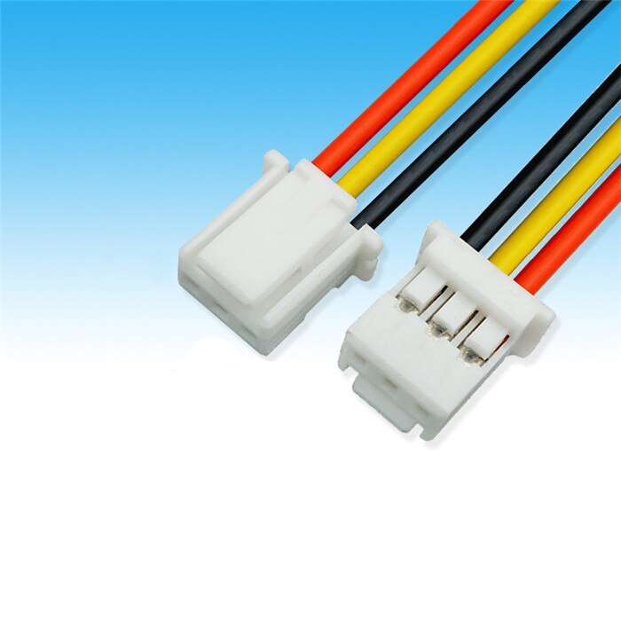 10CM 24 AWG XA2.5 XA 2.5MM 2.5 2P/3P/4P/5P/6 Pin Female & Female Double Connector with Flat Cable 1007