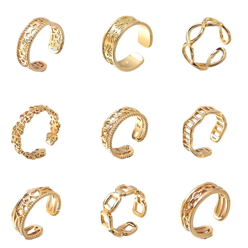 Toe Rings for Women Stainless Steel Adjustable 14 Different Styles Girl Open Summer Beach Holiday