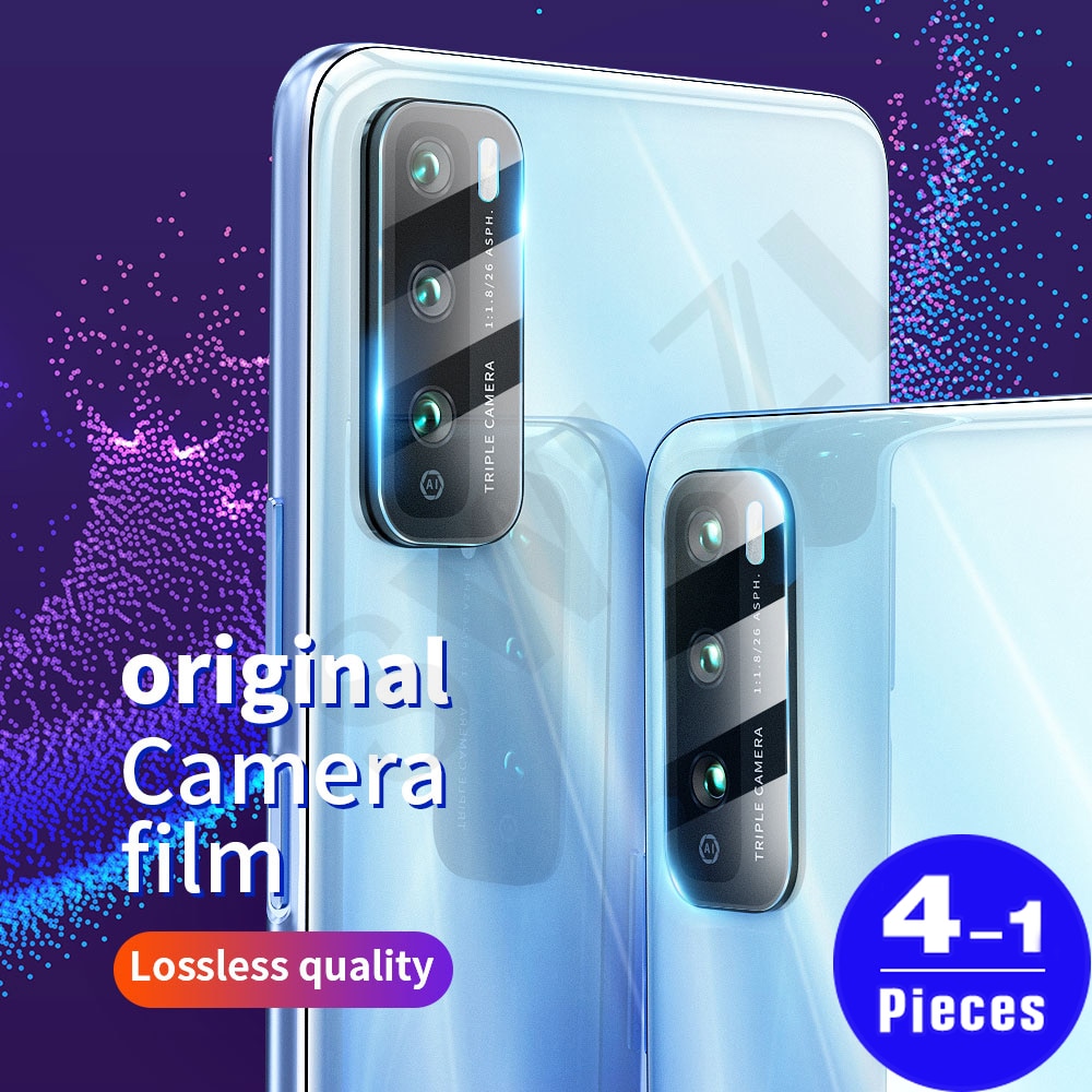 1-4Pcs cover Camera protector for Huawei Y6P Y7P Y7A Y8P Y8S Y9A Y9S Camera Lens screen protector Tempered Glass protective Film