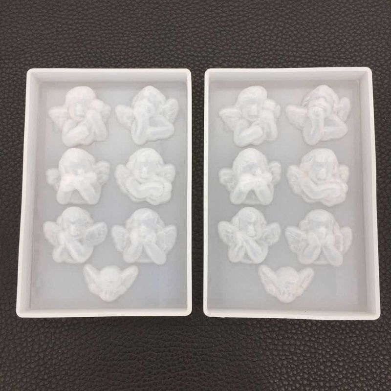 Little Angel Shape Silicone Mold DIY Clay UV Epoxy Resin Molds Pendant Jewelry Making Mould