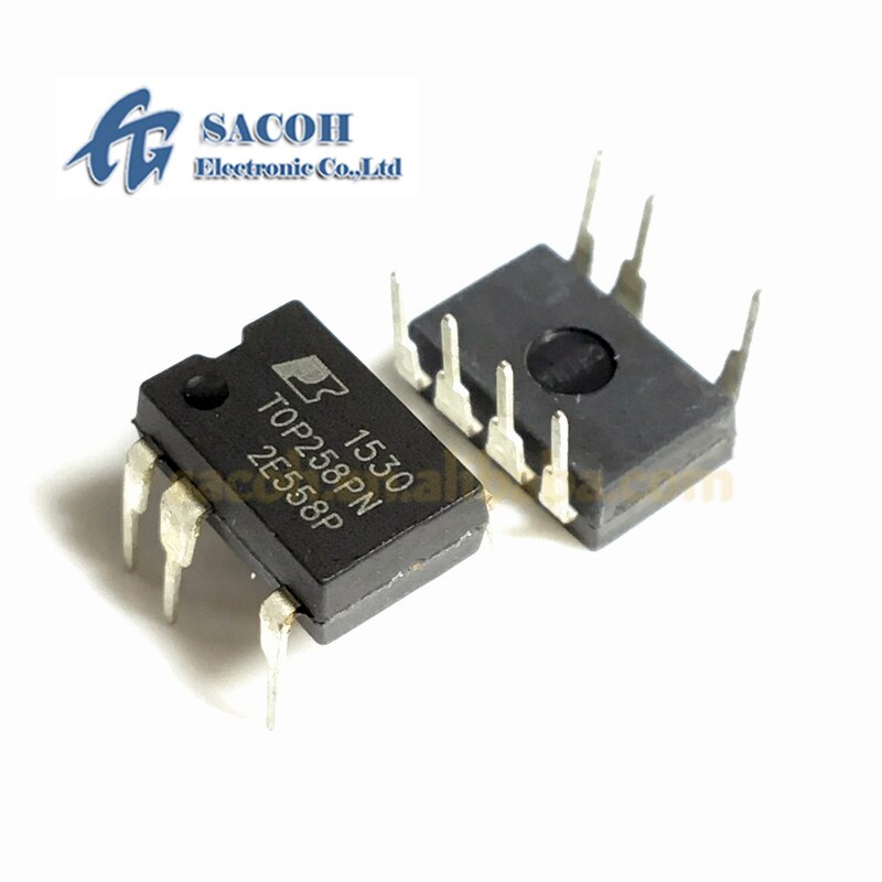 10PCS/lot New OriginaI TOP258PN TOP258P or TOP258GN or TOP258MN TOP258 DIP-7 Integrated Off-line Switcher