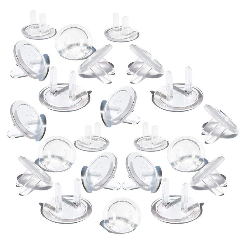 Outlet Plug Covers (50 Pack) Ultra Clear Child Proof Electrical Protector Safety Caps Electrical Socket Covers