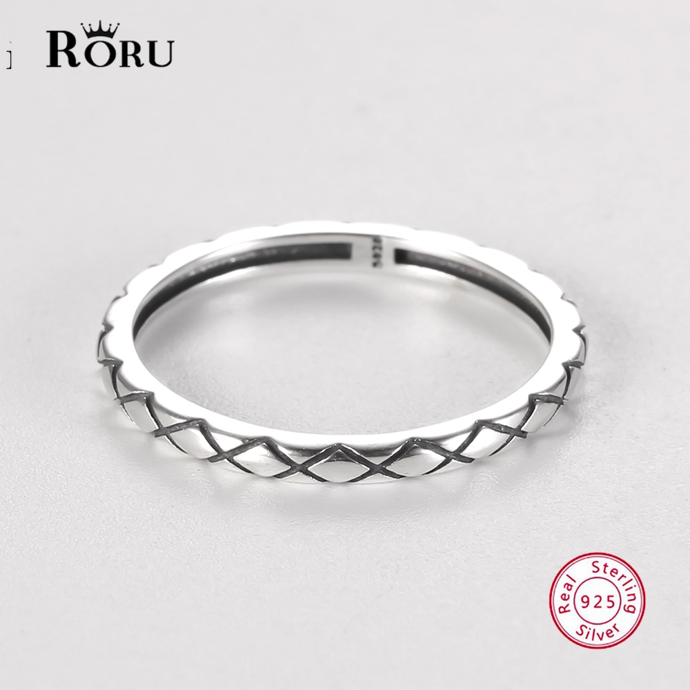 Vintage Sterling S925 Silver Finger Rings for Men Women Female Punk Style Friend Party Birthday Engagement Party Jewel Gifts