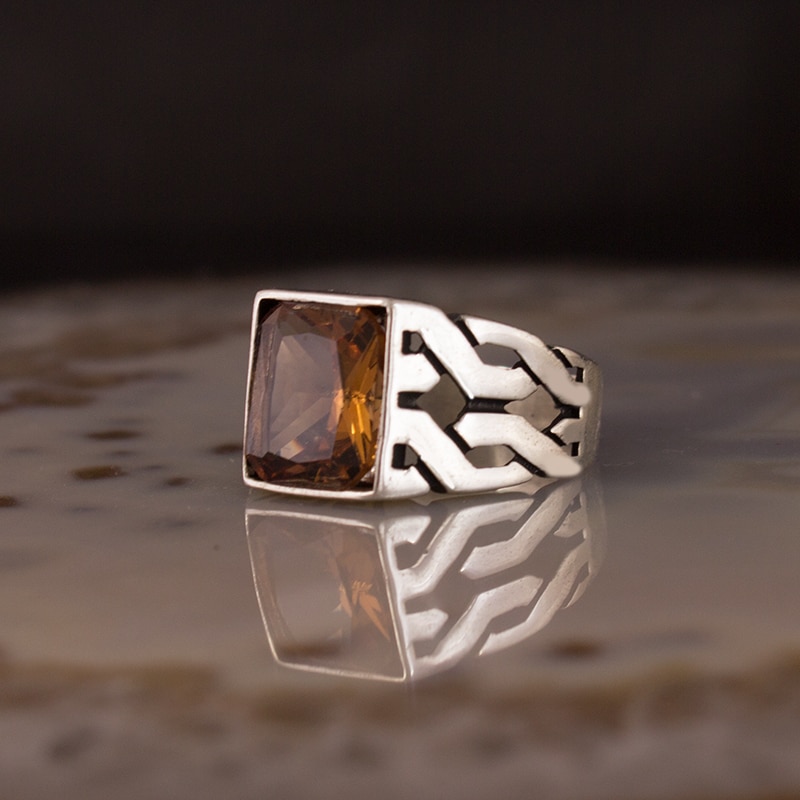 Zultanite Stone 925 Sterling Silver Ring for Men Jewelry Fashion Vintage Gift Onyx Aqeq Mens Rings All Size