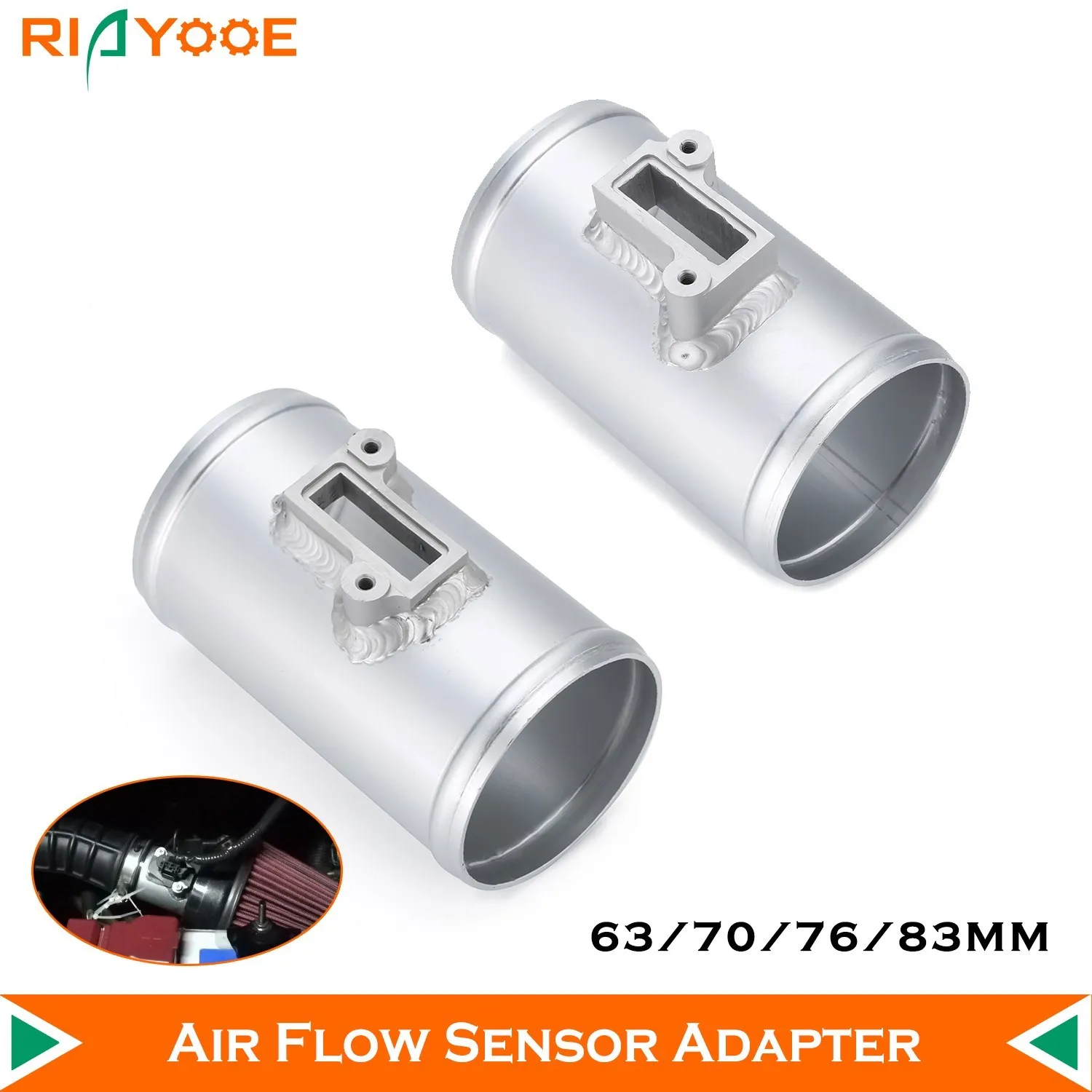 Mass Air Flow Sensor Adapter Air Intake MAF Meter Mount Fit for Audi A1 A3 Seat Skoda VW Golf Ford