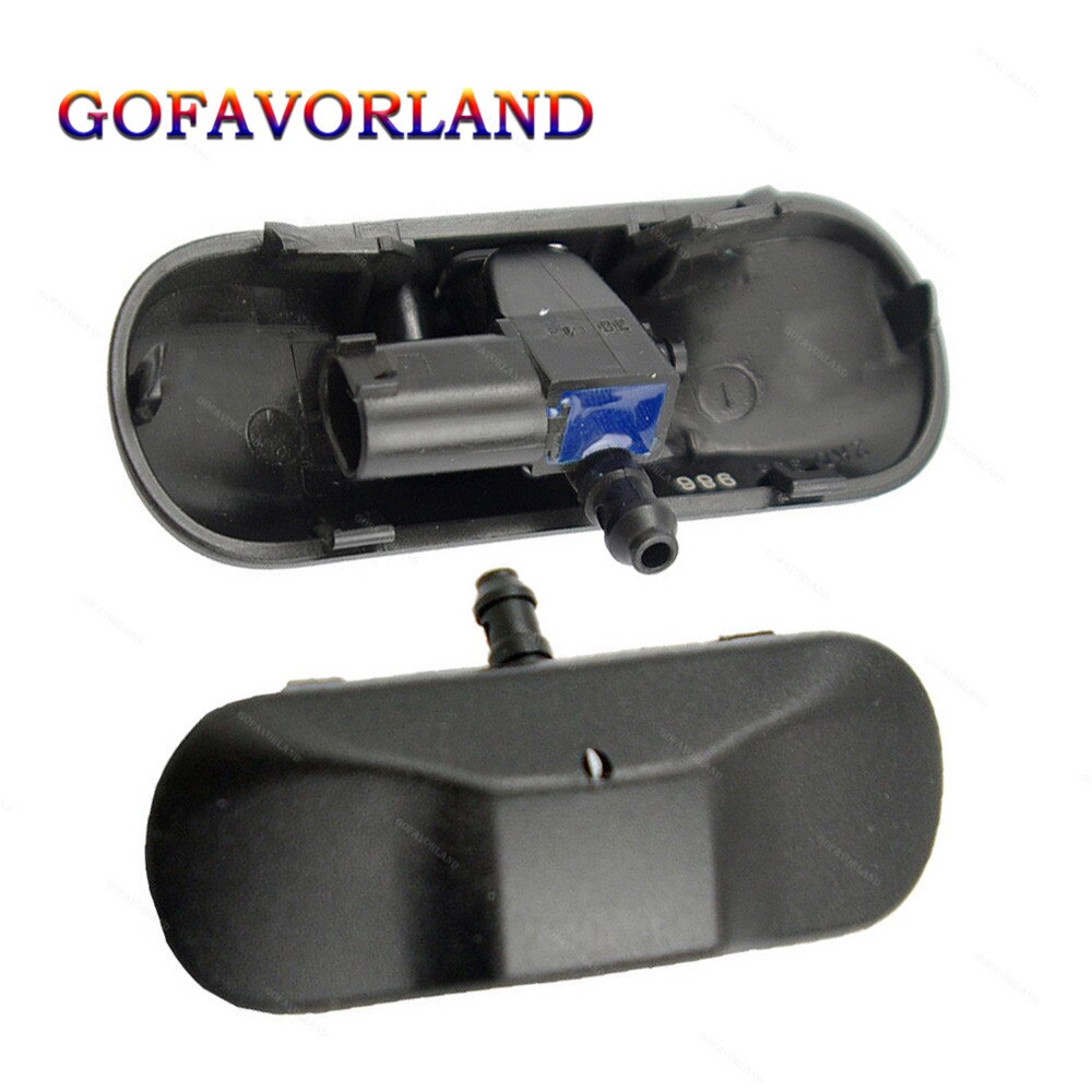 2KD955986 2Pcs Auto Windshield Washer Nozzle Spray Heated For VW Jetta 2006-14 Golf Passat Tiguan EOS For Skoda Superb For Seat