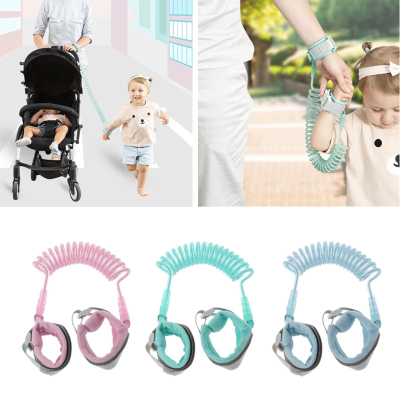 Adjustable Kids Safety Harness Child Wrist Leash Anti-lost Link Children Belt Walking Assistant Baby Walker Wristband 1.5M