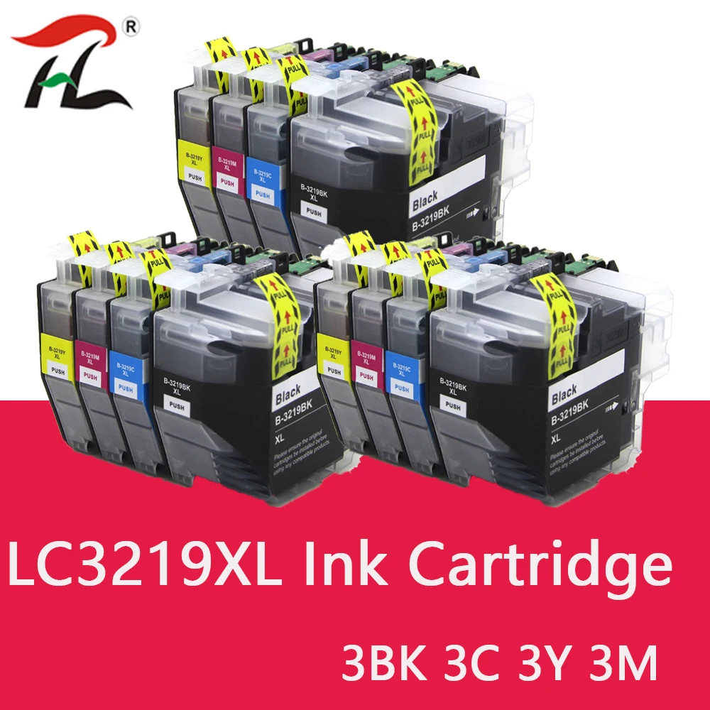 12PK LC3219 LC3219XL LC 3217 lc3217XL Ink Cartridge For Brother MFC-J5330DW J5335DW J5730DW J5930DW