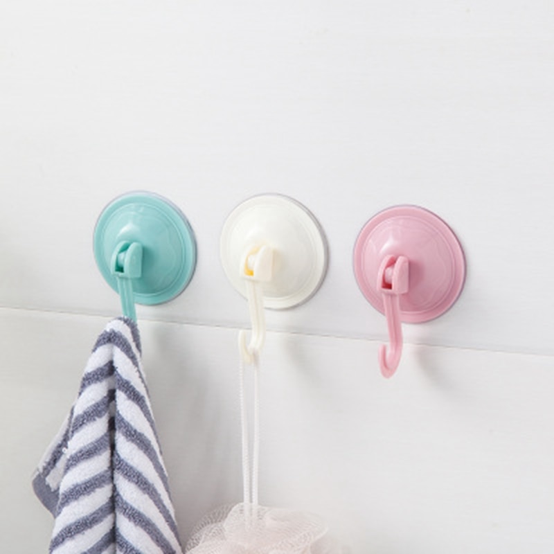 Suction Cup Hook Shower Suction Hooks Waterproof Shower Hooks for Bathroom Vacuum Suction Hook for Kitchen Removable