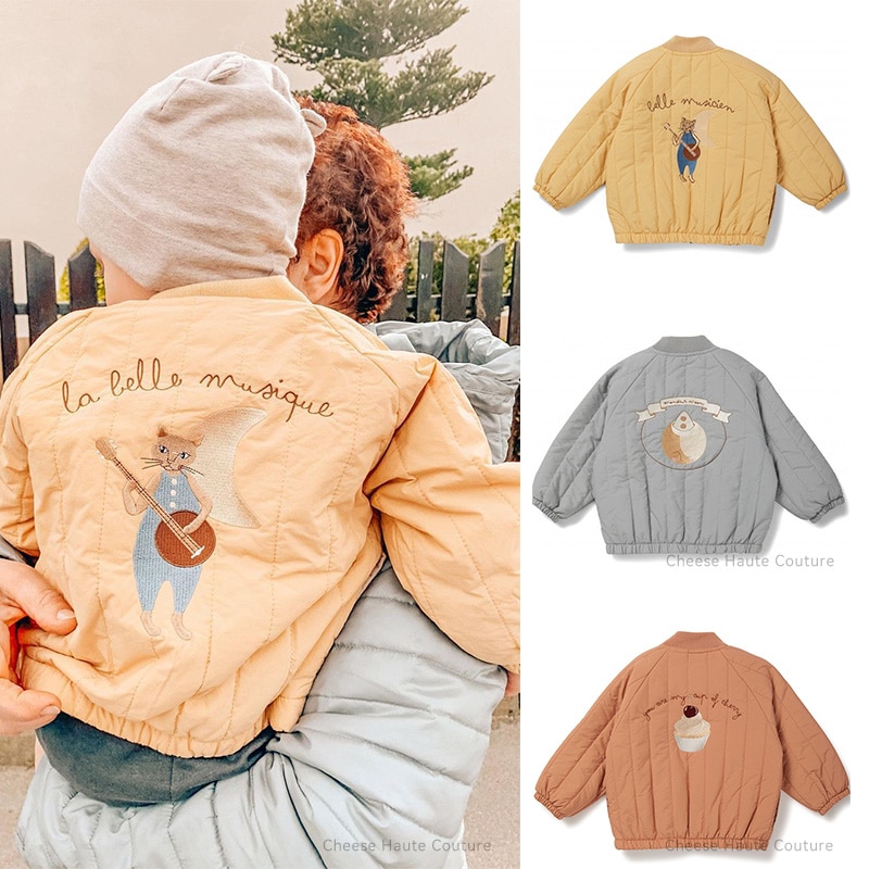 KS Baby Jacket 2022 Winter Coat Brand Design Children Unisex Jacket Fashion Winter Autumn Keep Warm Coats For Boy Girl Cake Moon
