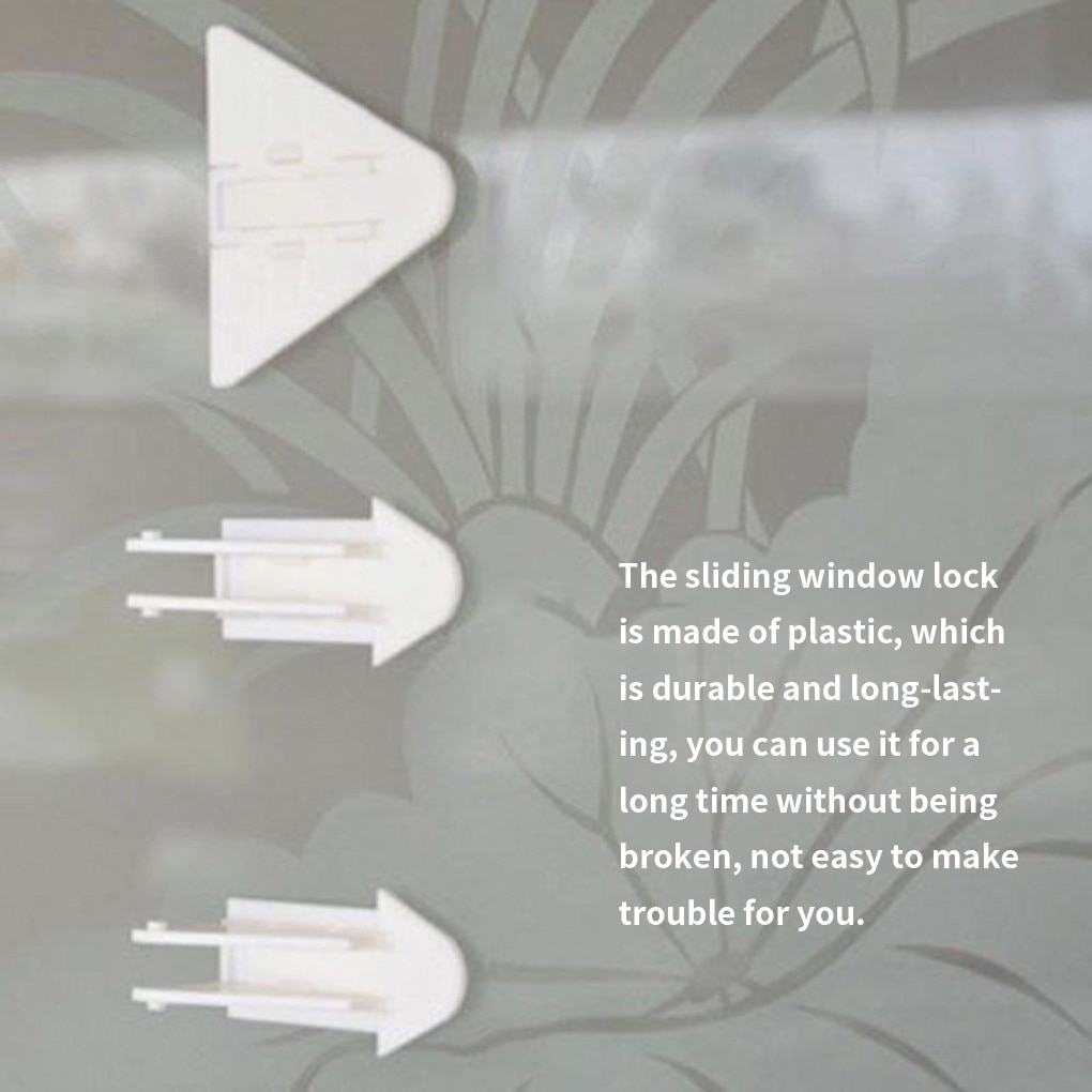 1/5pcs Baby Lock Safety Butterfly Sliding Locks Sliding Door Window Protection Lock Anti-Pinch Wardrobe Locking Baby Protection