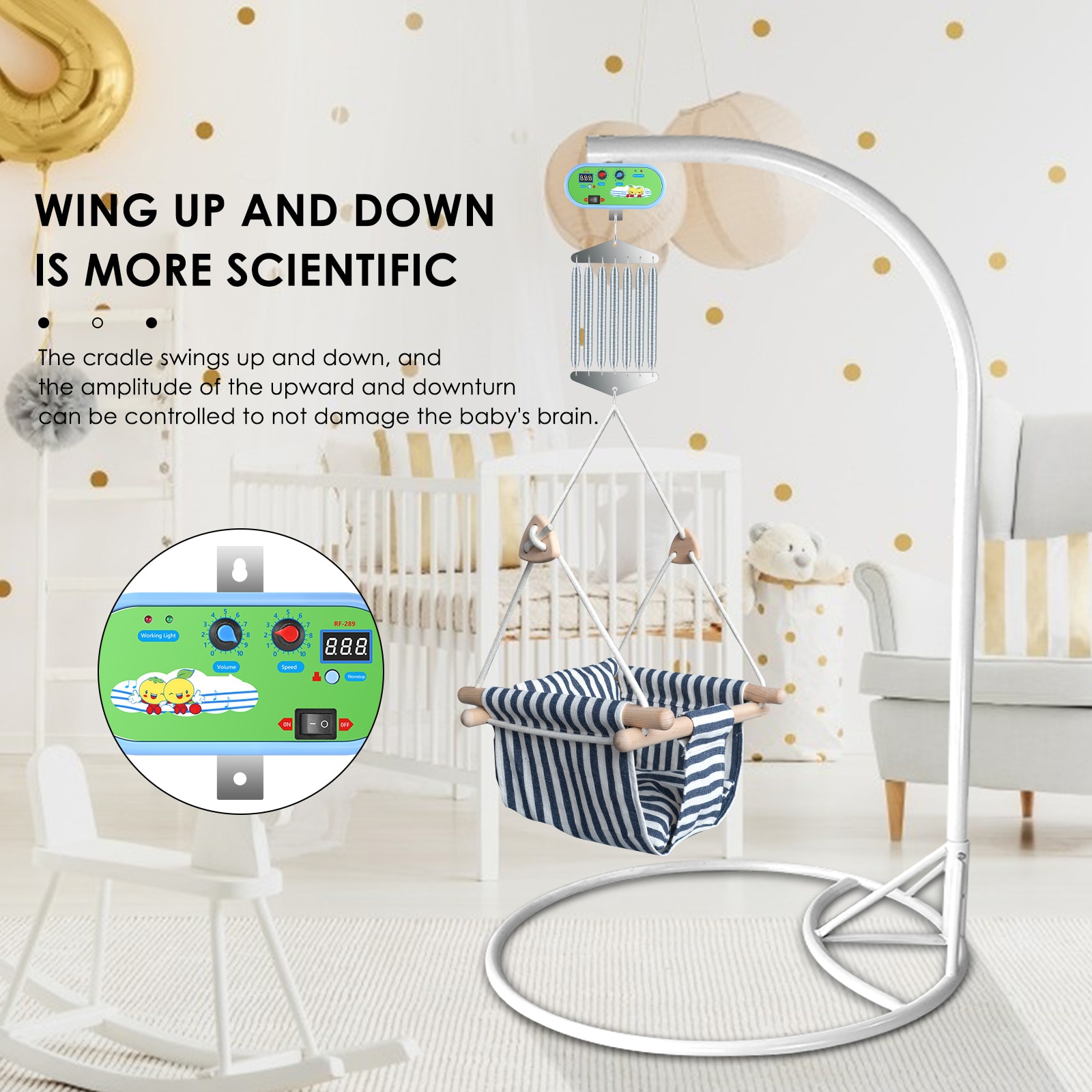 Baby Swing Replacement Motor Baby Cradle Controller With Germany Adaptor 12W Electric Cradle Controller Baby Swinger Driver