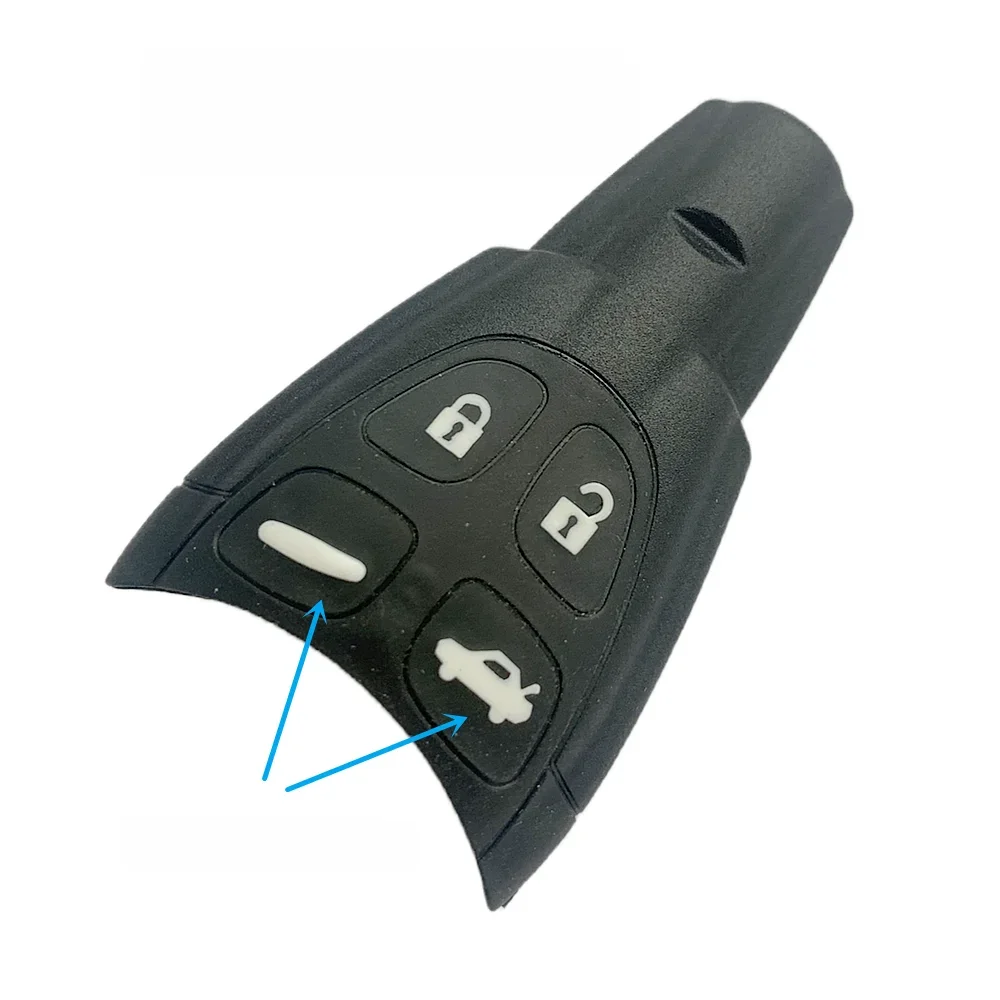 4 Buttons Smart Car Key Shell for SAAB 9-3 93 9.3 9-5 95 9.5 2003-2011 Replacement Car Remote Key