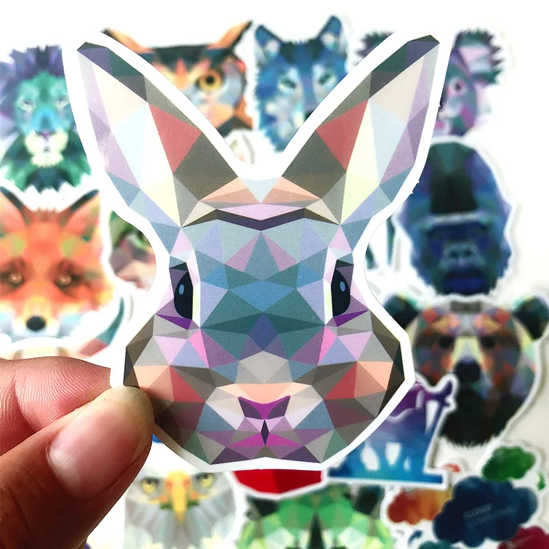 35pcs/Pack Cartoon Stickers Waterproof Cute Animal Sticker For Skateboard Guitar Luggage Motorcycle Kids Toys