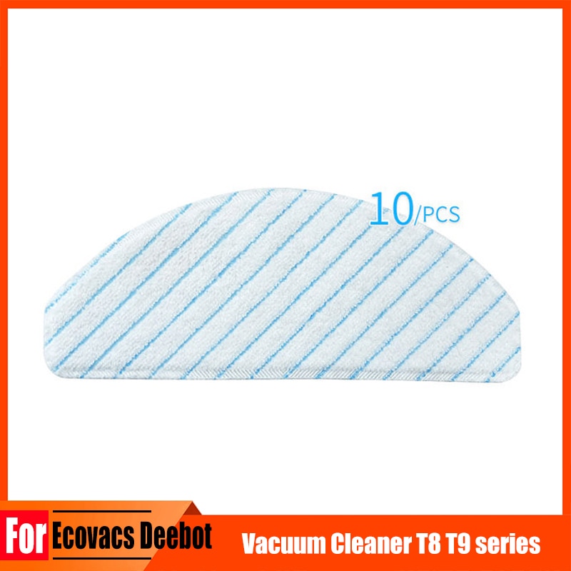 For Ecovacs DEEBOT OZMO T8 T8 AIVI T8 Max T9 Power/Max Robot Vacuum Cleaner Mop Rag Mop Pad Parts Washable Microfiber Mop Cloth