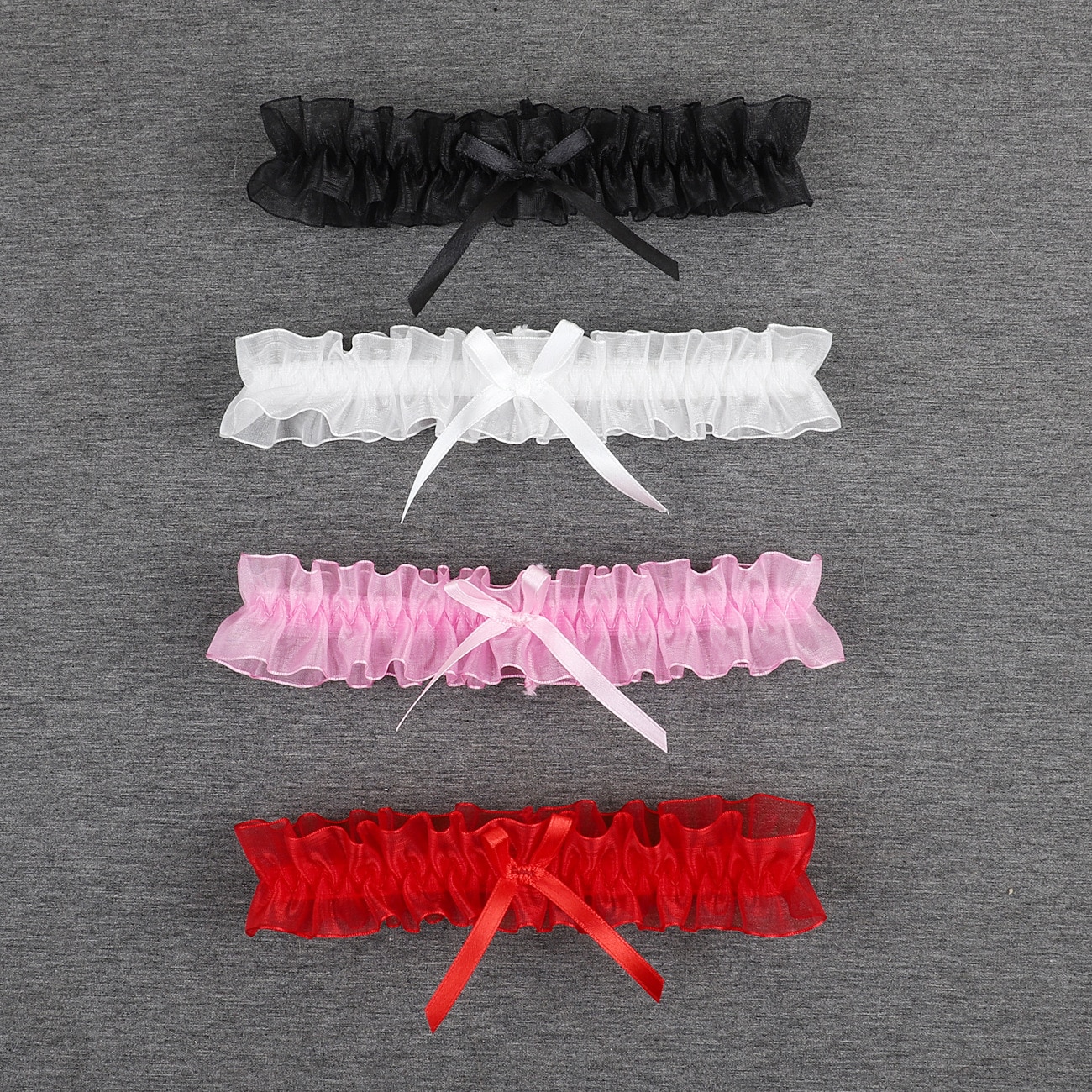 New fashion Women Bow Leg Ring Sexy Lingerie Lace Garter Belt Bowknot Leg Loop Wedding Garters Bridal Cosplay Ring Stocking