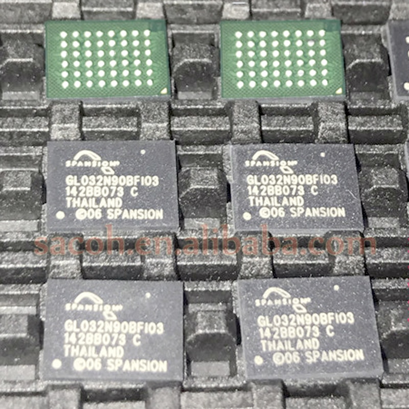 2PCS/lot New OriginaI S29GL032N90BFI03 GL032N90BFI03 or S29GL032N90BFI04 GL032N90BFI03 S29GL032N90 BGA48 Flash Memory