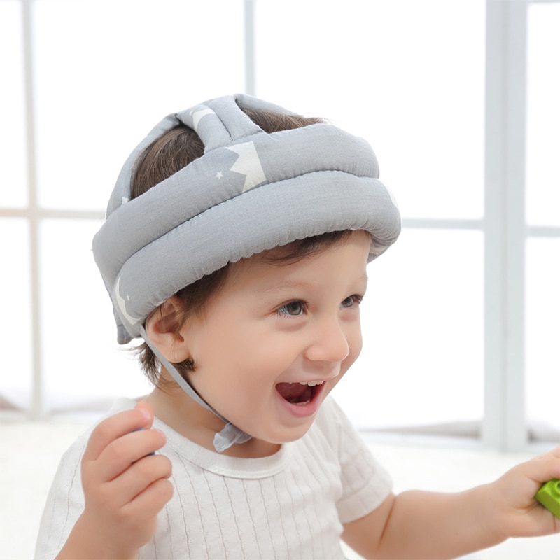Hibobi Baby Anti-Fall Head Protection Cap Baby Toddler Anti-Collision Hat Shatter-Resistant Hat Child Safety