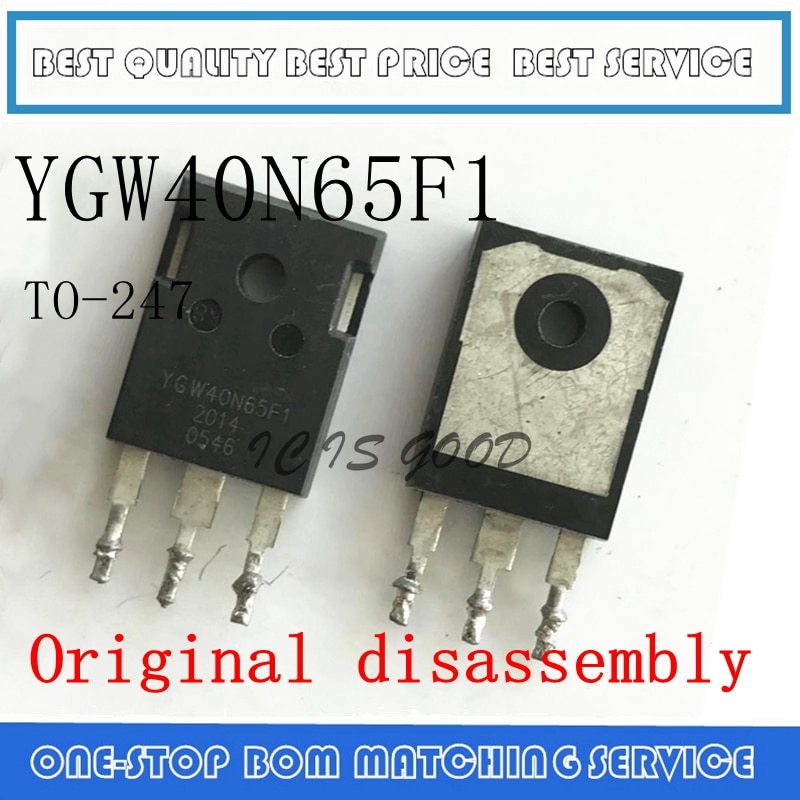 2PCS-20PCS YGW40N65F1 YGW40N65 TO-247 replace XNS40N60T SGT40N60F