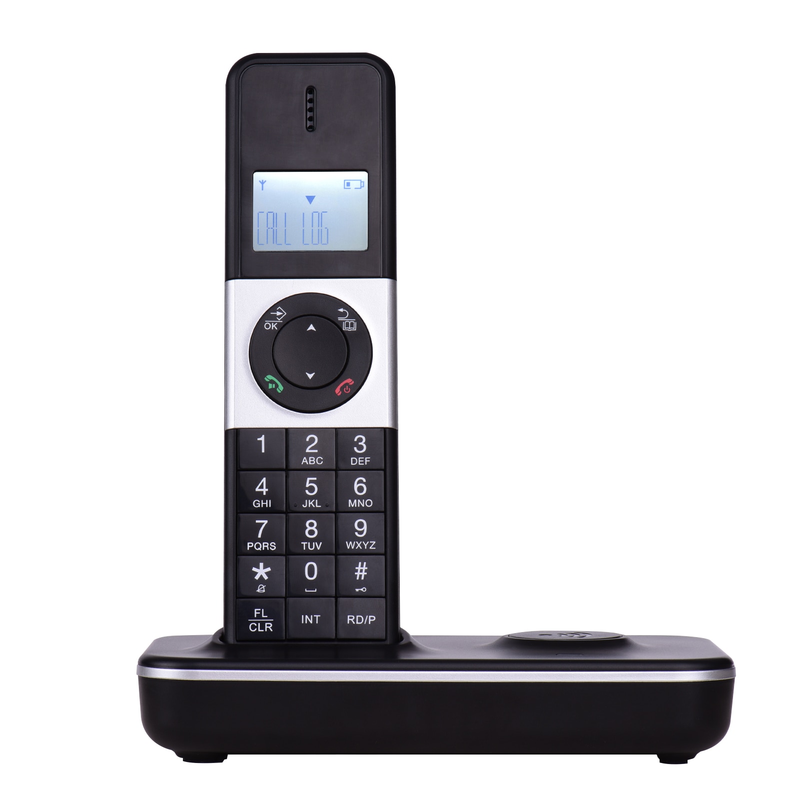 English Russian Multi-language Home Landline Phone Wireless with Flash Mute Redial LCD Blacklight Landline Cordless Telephone