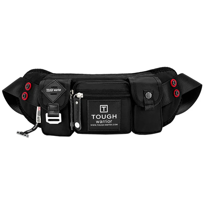 Men Waist Pack Multifunction Phone Pouch Small Crossbody Bag Travel Fanny Oxford Waist Pack Casual