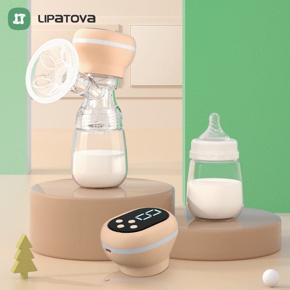 Electric Breast Pump Milk Pump Integrated Portable Easy Convenient Charged Small Volume Postpartum Supplies NO BPA